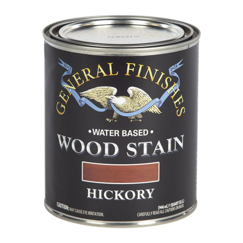 General Finishes Water-based Wood Stain, Hickory, Qt.