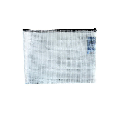 Pacific Arc Vinyl Mesh Bag, 12" x 16"