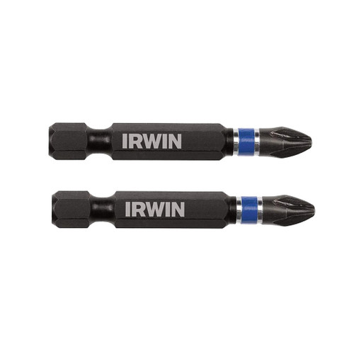 Irwin Impact Power Bit, Phillips, #2 x 2", 2-Pack