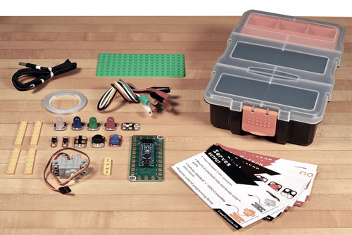 everything included in the Brown Dog Gadgets Crazy Circuits Coding Kit for students aged 10 and up