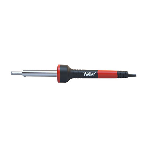 red and black weller soldering iron 60w with safety rest and 360 light ring with included chisel tip
