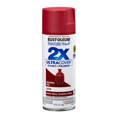 Rust-Oleum 2x Spray Ultra Cover, Satin Colonial Red