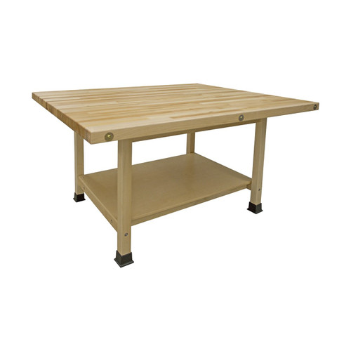 Hann Project/STEM Worktable 60"W x 42"D x 36"H, Maple Top