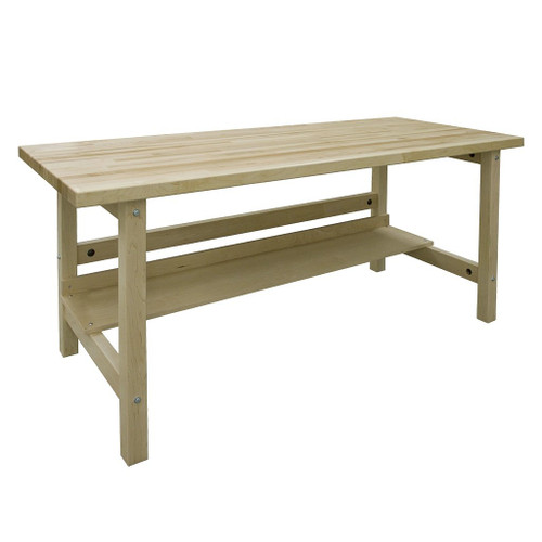 Hann Project/STEM Assembly Table 96"W x 30"D x 36"H, Maple Top