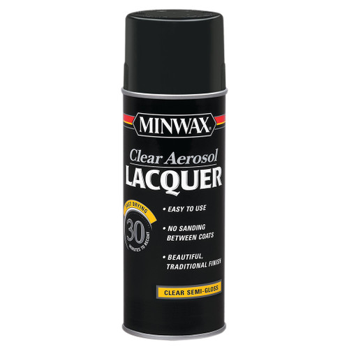 Minwax Semi-Gloss Clear Lacquer, 11.5 oz.