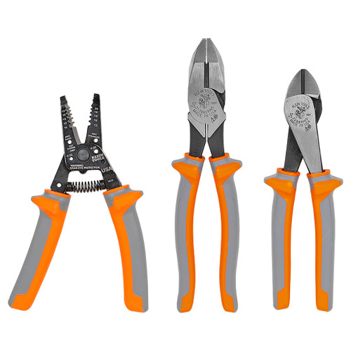 Klein 3-Piece Insulated Pliers Set