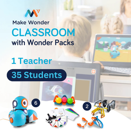 Wonder Workshop Make Wonder Classroom w/Wonder Pack, 24 Months