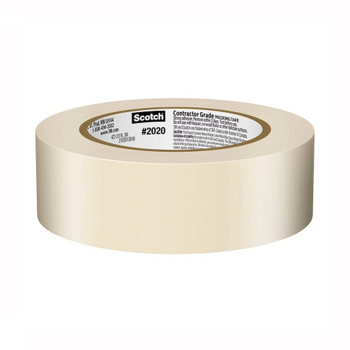 Scotch® Contractor Grade Masking Tape, 1-1/2" x 60 yd.