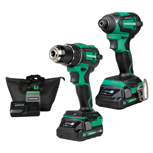 Metabo HPT 18V Brushless Driver Drill/Impact Driver Combo Kit