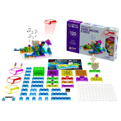 Circuit Blox 120 Circuit Board Building Blocks, with Curriculum