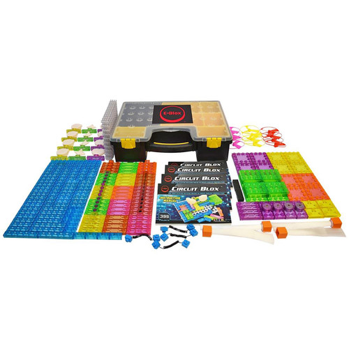 Circuit Blox 395 Circuit Board Building Blocks, Classroom Pack