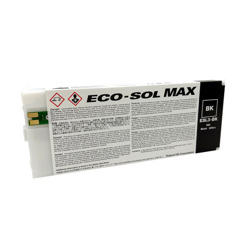 Roland ECO-SOL Max Ink 220CC for BN-20, Black