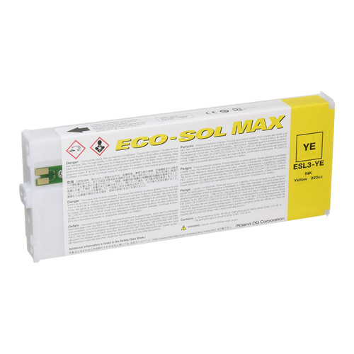 Roland ECO-SOL Max Ink 220CC for BN-20, Yellow