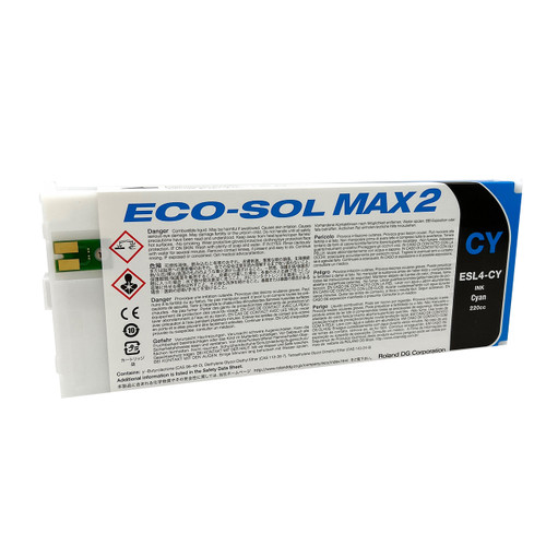 Roland ECO-SOL Max 2 Ink 220CC for BN-20A, Cyan