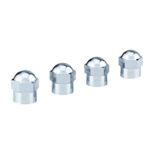 Monkey Grip Chrome Valve Caps, 4-Pack