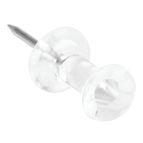 Performance Tool Clear Push Pins, 40-Pack