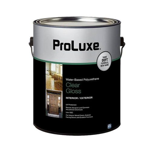 ProLuxe Water-based Polyurethane, Gallon, Clear Gloss