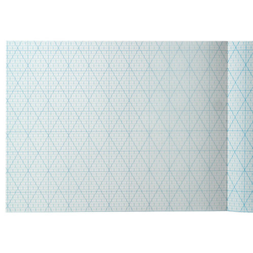 Pacific Arc Vellum Isometric Paper, 11" x 17", 50-Pack