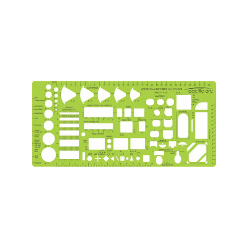 Pacific Arc House Plan Fixtures Template