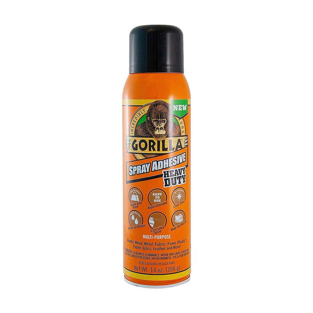 Gorilla Spray Adhesive, 14 oz. Midwest Technology Products