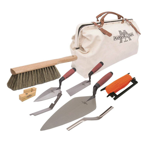 Marshalltown Bricklayer's Apprentice Tool Kit w/Canvas Tool Bag