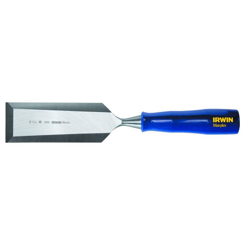 Irwin Marples M444/S4 4-Piece Blue Chip Bevel Edge Chisel Set – 1/4, 1/2, 3/4, 1 Inch Blades