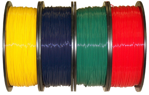 Toner PLA Filament, 1.75mm 4-Piece Rainbow Pack - Midwest