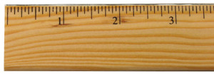 Westcott 12 Wood Ruler Measuring Metric and 1/16 Scale With Single Metal  Edge (10377)