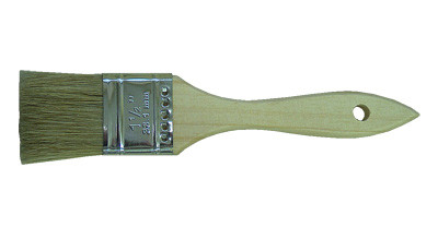 Linzer White China Bristle Chip Flat Paint Brush, 2