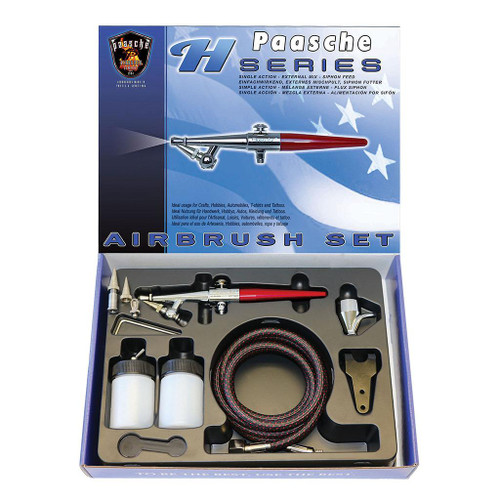 Paasche H-Series Single-Action Airbrush Set | Midwest Technology