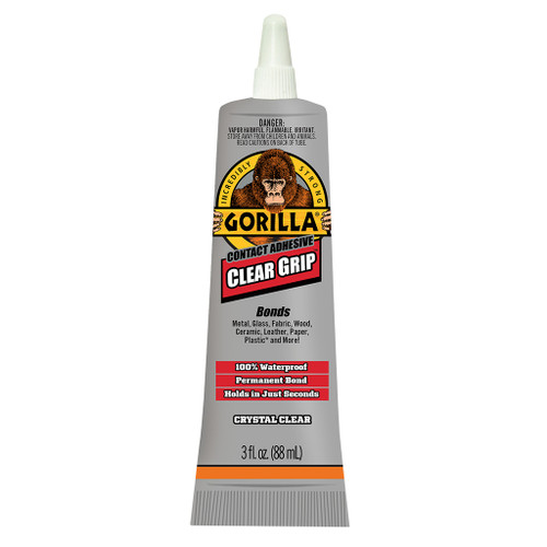 Gorilla Clear Grip Contact Adhesive 3 fl oz 1 Each Clear - Office Depot