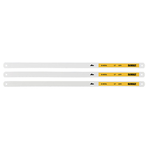 DeWalt 12" Hacksaw Blades, 3Pack Midwest Technology