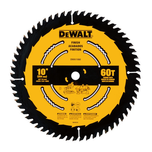 DeWalt General Purpose Saw Blade, 10" x 60T | Midwest Technology