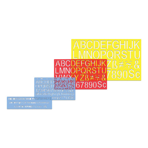Helix Lettering Template Set | Midwest Technology