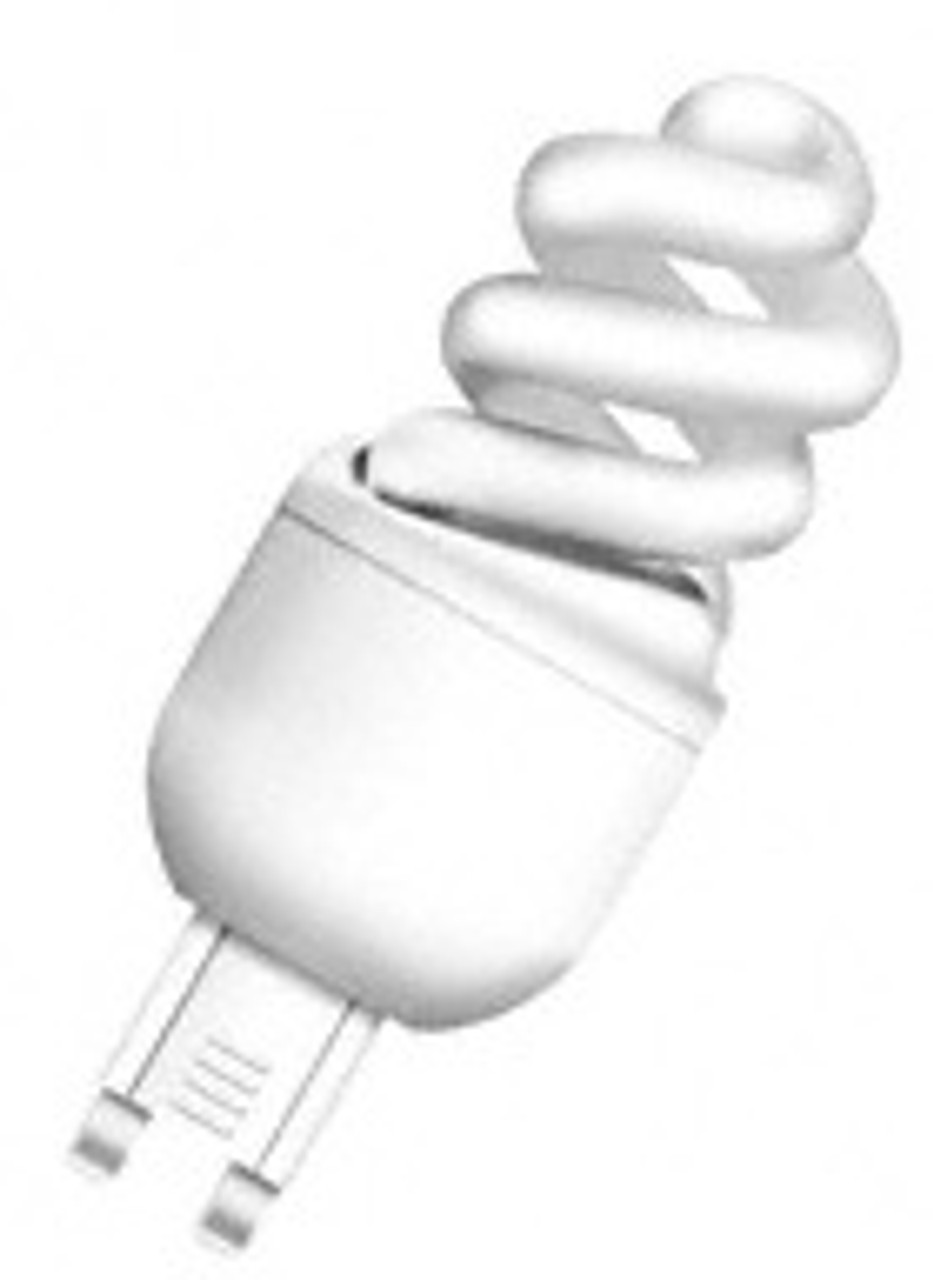 Osram 9 Watt Dulux Intelligent Superstar Compact Fluorescent 220-240V Lamp