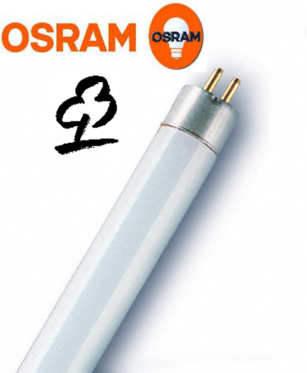 blanco cálido 17 g5 549 mm 24 W OSRAM LUMILUX t5 ho ho 24w//830 tubo fluorescente