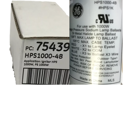 GE HPS1000-4B 1000W HPS Ballast Ignitor