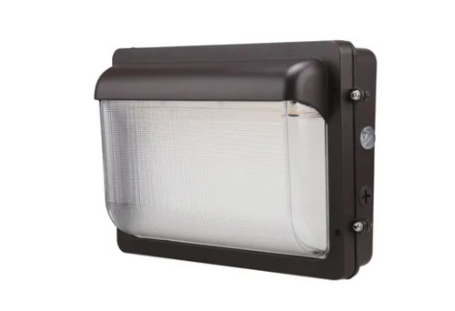 HALCO 39861 Low Profile Glass LED Wall Pack | Lumen Selectable | CCT Selectable | LPWP-2-LS-CS-U-BZ