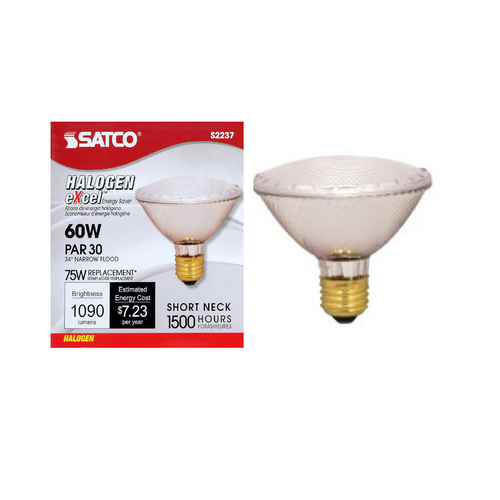 Replacement Satco 60PAR30/HAL/XEN/NFL/120V