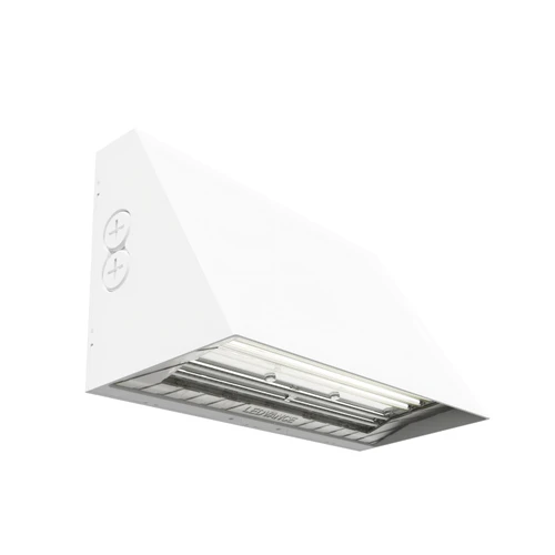 Sylvania WALPAKCPS060UNHD8SC2ADJWHPE LED Wall Pack Cutoff OPTI-SELECT - 40/50/60W | 3000/4000/5000K | Up to 9,000 lm | 120-347V | White | Photocell, EMBB | EMBB