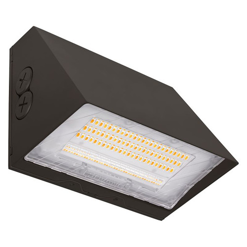 Sylvania WALPAKCPS100UNHD8SC15ADJBZPE LED Wall Pack Cutoff OPTI-SELECT - 60/80/100W | 1800/2200/2700K | Up to 11,500 lm | 120-347V | Bronze | Photocell, EMBB | DarkSky Approved | EMBB