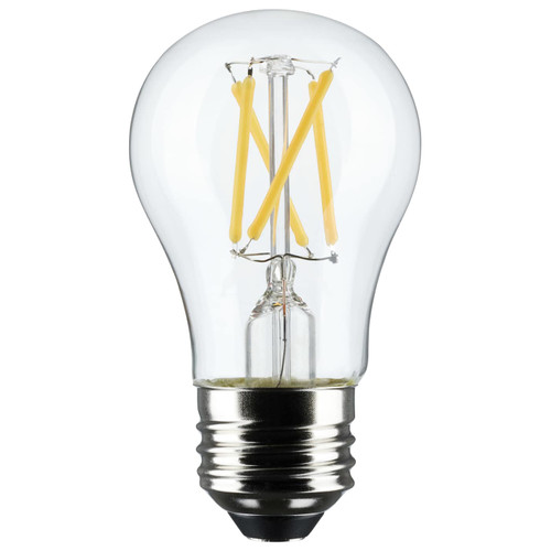Satco S21873 5.5W A15 LED Filament – 450 lm | 2700K | Clear | E26