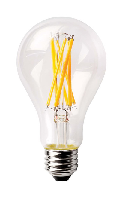 Satco S11361 14W A21 LED Filament – 1600 lm | 3000K | Clear | E26