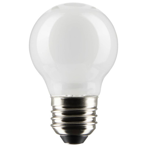 Satco S21816 4.5W G16½ LED Filament Globe – 350 lm | 2700K | White | E26
