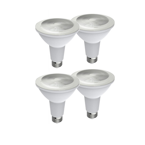 GE LED PAR30L 12W 3000K 25° White 4-Pack - LED12DP30LVOW830/25-4PK