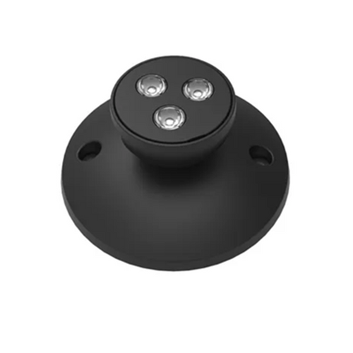 HALCO 97116 EMG-RH-1-IND-BK Emergence Single Indoor Round Remote Head | 3.6VDC | 0.8W | 85 Lumens | Black