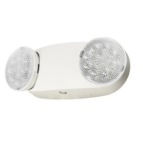LEDVANCE 66075 EMLV/THR/WH/RSD Value Class LED Emergency Light | White | Twin Head Round | Remote Capable | Self-Diagnostic | 2.0W | 120/277V