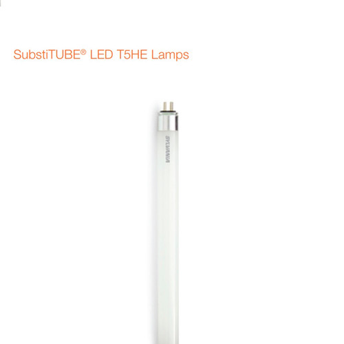 Sylvania 40092 LED10T5HE/L36/FG/830/SUB 10W 3ft T5HE LED Tube 3000K G5 Type A
