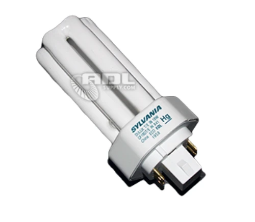 Sylvania 20891 CF13DT/E/827/ECO 13W 2700K GX24q-1 4-Pin CFL
