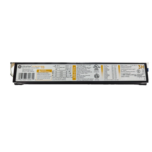 GE332MAXP480H UltraMax P-Series T8 3H Ballast GE332MAXP480H UltraMax P-Series T8 3H Ballast